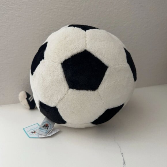 Jellycat Amusable Sports Soccer Ball Plush Toy Christmas Gift NWT and Dust Bag - Picture 4 of 5